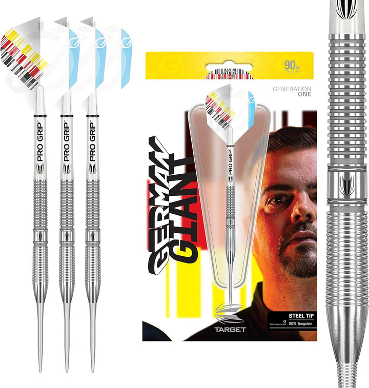 Target Darts Gabriel Clemens 90% Wolfram Steeldarts-Set Dartpfeile 21G Single, 21G Single