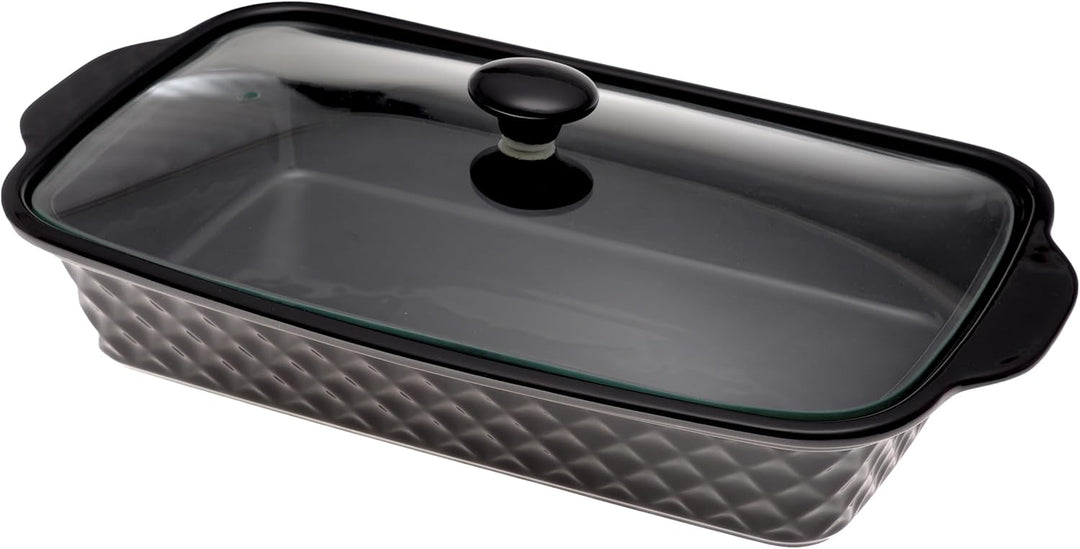4BIG.fun Speisewärmer aus Keramik 3 L Chafing Dish Buffet-Set Keramik-Chafer Buffetwärmer Warmhalteb