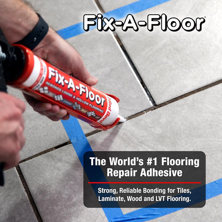 Fix-A-Floor Reparaturkleber für lose und hohle Fliesen, extra stark, 300 ml-Tube