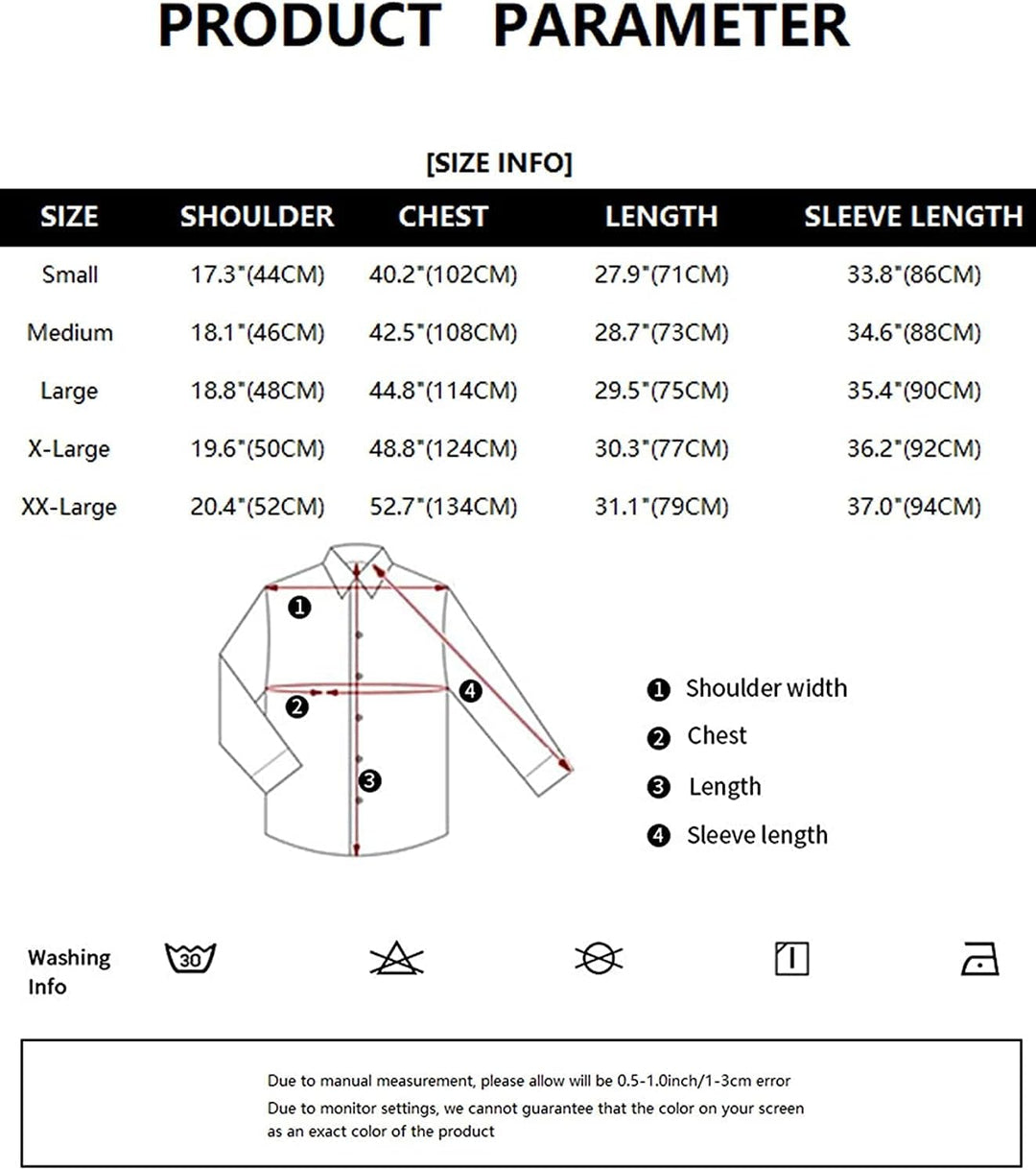 PARKLEES Herren-Smokinghemd, schmale Passform, langärmelig XXL Zzcl56-black, XXL Zzcl56-black