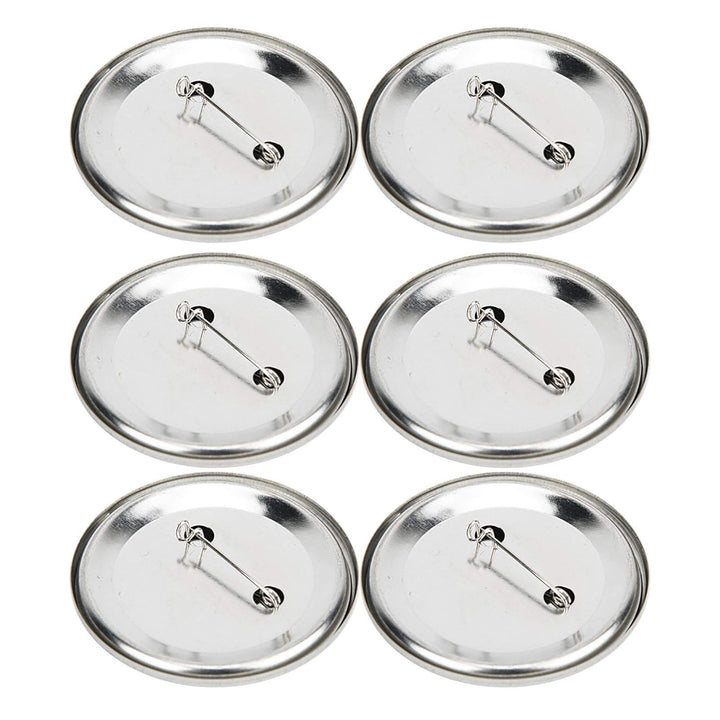 Buttonrohlinge 56Mm,100 Sets 56 Mm Anstecknadeln,Knopfteile,Abzeichenherstellungszubehör,Diy-Bastelm
