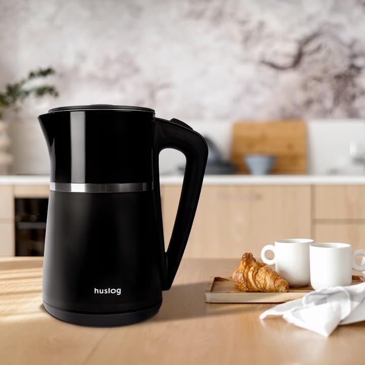 Elektrischer Wasserkocher mit einem Fassungsvermögen 1,7 L, 2200W, Schwarz 1.7 Liter Elektrischer Wa