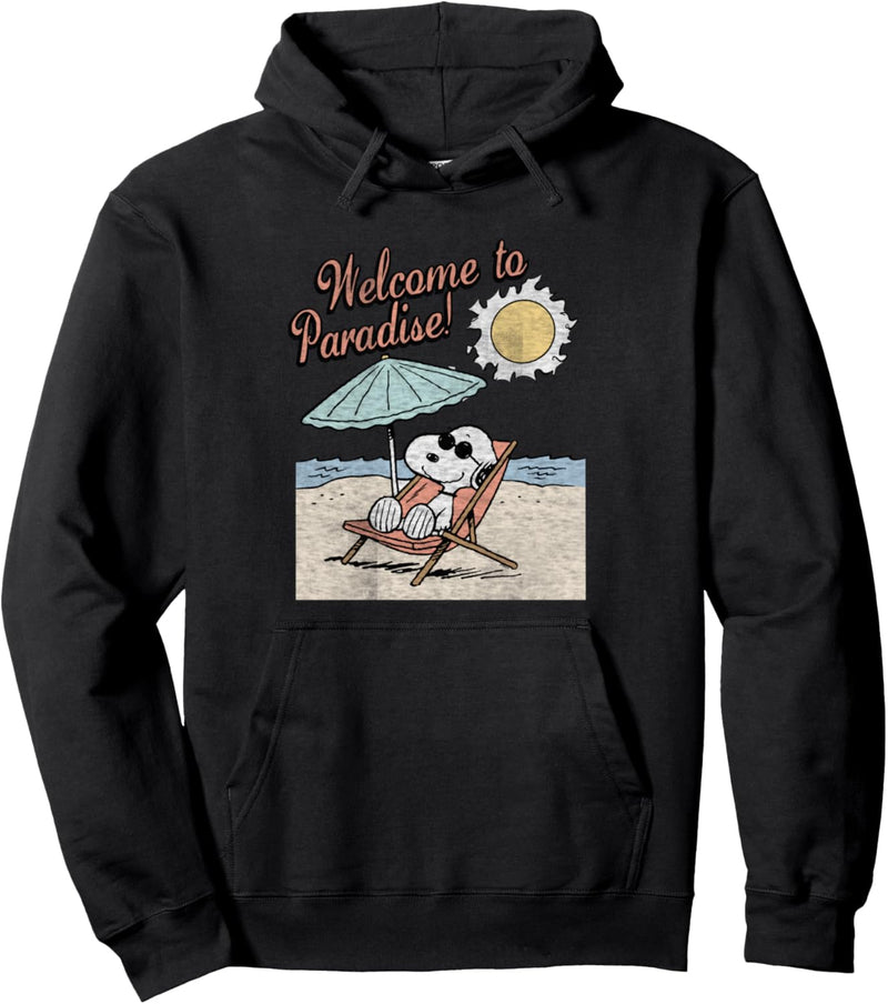 Peanuts Snoopy Willkommen im Paradies Pullover Hoodie