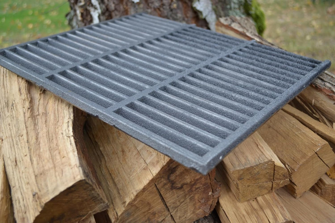 SEZAM 35 x 30,5 cm Gussrost Ofenrost Ascherost Gussrost verschiedene Durchmesser, Kaminrost passend