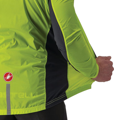 CASTELLI Herren Squadra Stretch Jacket Jacket L ELECTRIC LIME/DARK GRAY, L ELECTRIC LIME/DARK GRAY