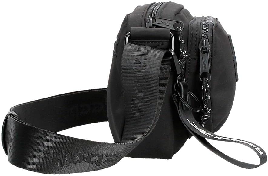 Reebok Damen Elsie Gepäck- Kuriertasche, Bandolera Schwarz