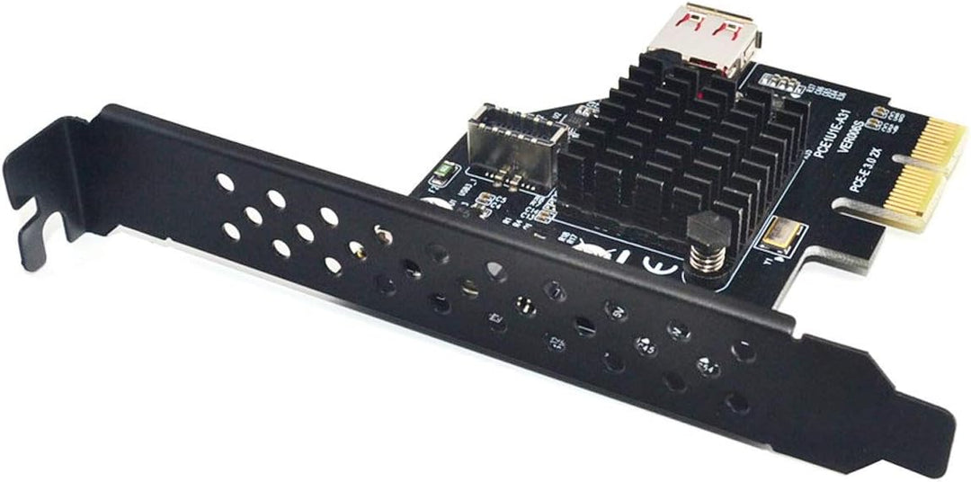 cablecc USB 3.1 Frontblendenbuchse & USB 2.0 auf PCI-E Express Kartenadapter für Motherboard