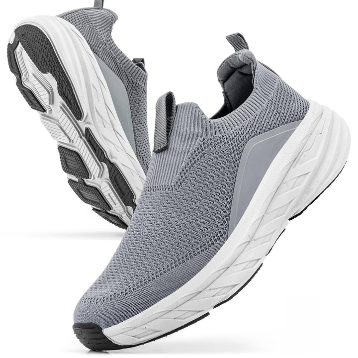 Sosenfer Slip On Sneaker Herren Ohne Schnürsenkel Schuhe Sportschuhe Laufschuhe Leichte Atmungsaktiv