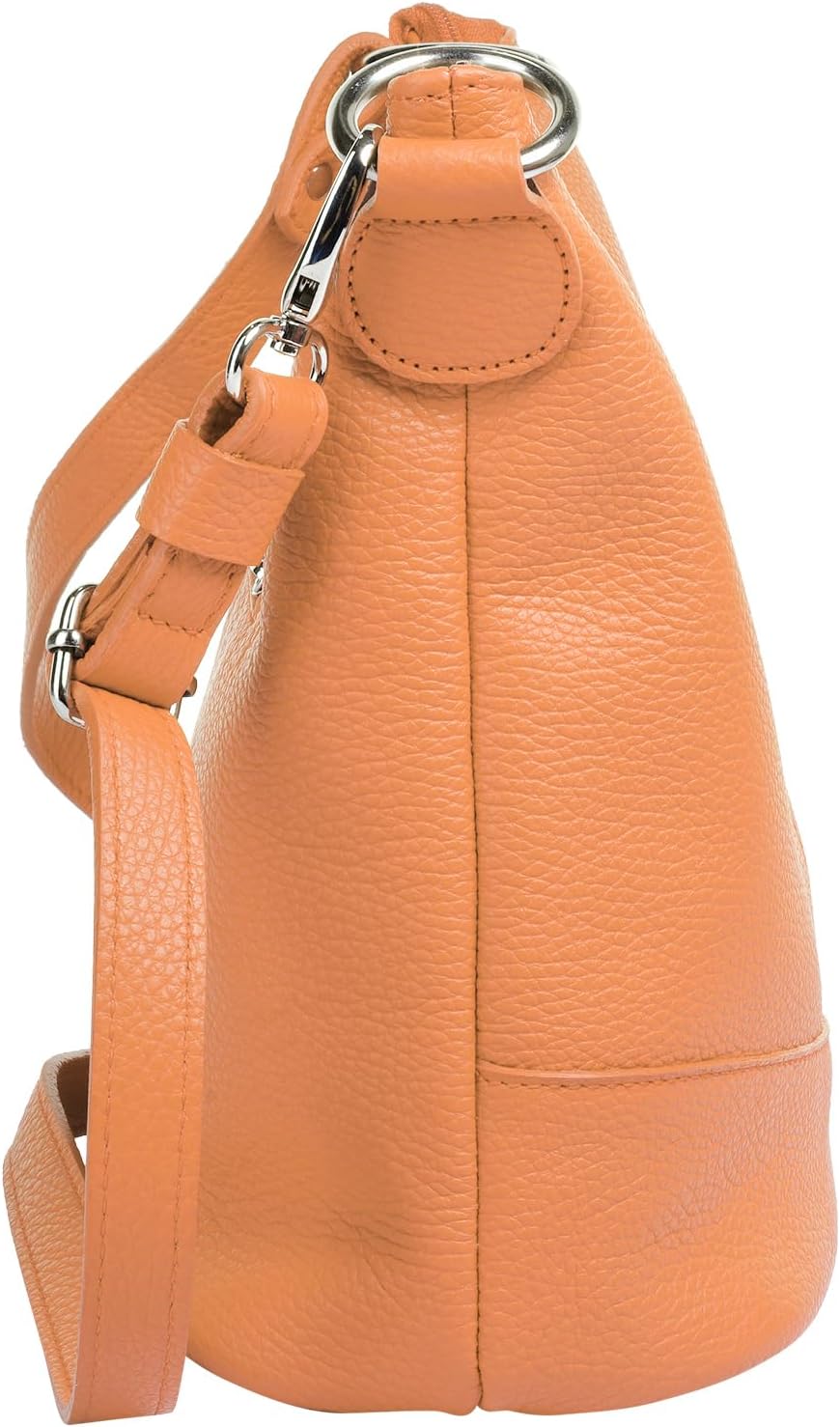 Umhängetasche Echt Leder Damen Made in Italy, Handtasche, Schultertasche, Crossbody Bag aus Leder 02