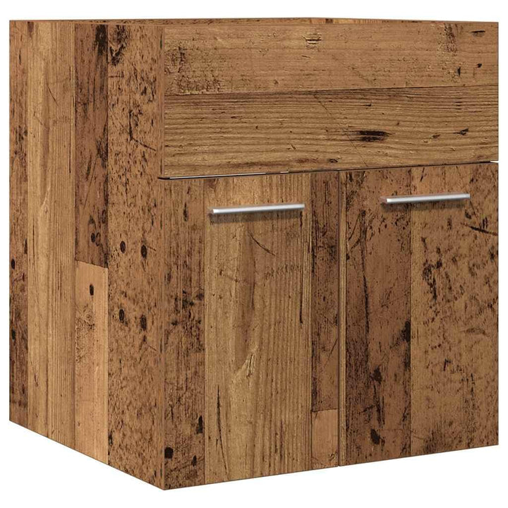 vidaXL Waschbeckenschrank Altholz-Optik 41x38,5x46 Holzwerkstoff Altholz 41 x 38.5 x 46 cm, Altholz