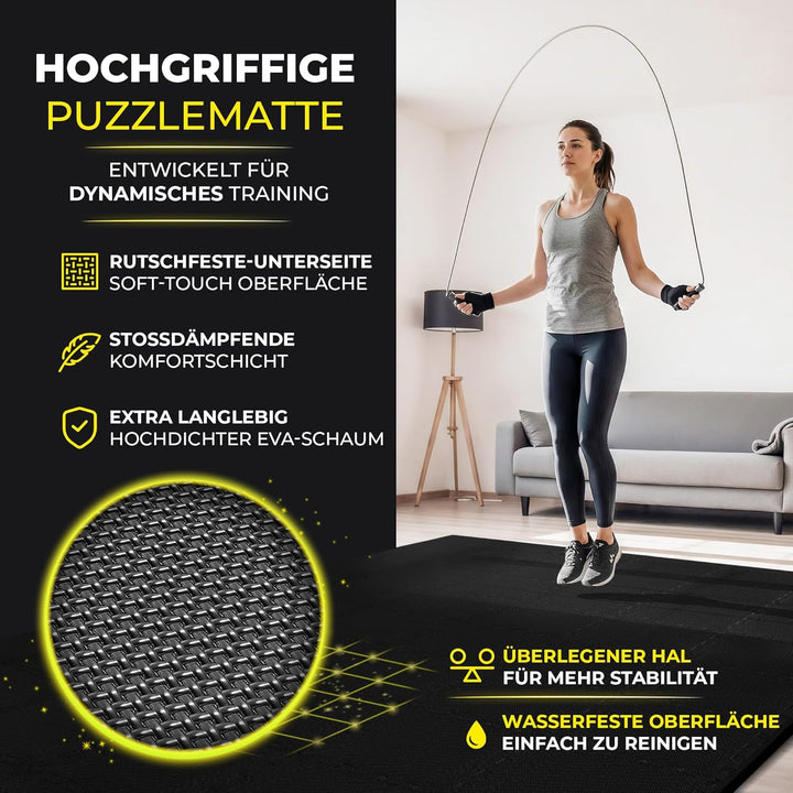 Schutzmatten Bodenschutzmatte Set Sportmatte Gymnastikmatte Puzzlematte: Puzzle Sportgeräte Matte Fi