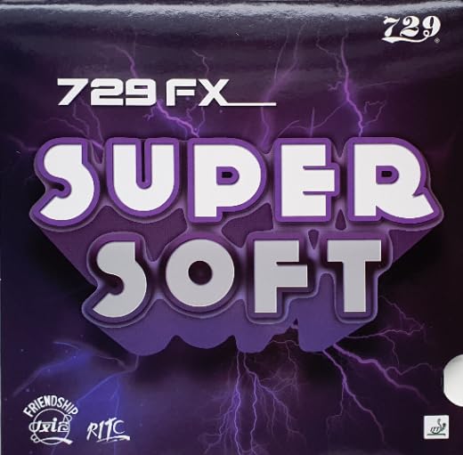 Generisch Friendship 729 FX Super Soft Tischtennisbelag 1,8mm Rot, 1,8mm Rot