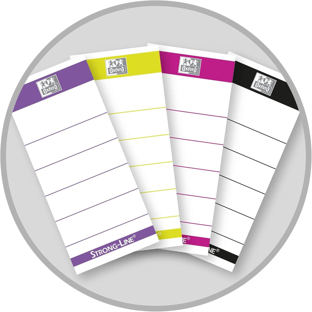 Oxford Ordner A4, MyColour, 8 cm breit, Schwarz-Weiss, 3 Stück schwarz-weiss Single, schwarz-weiss S