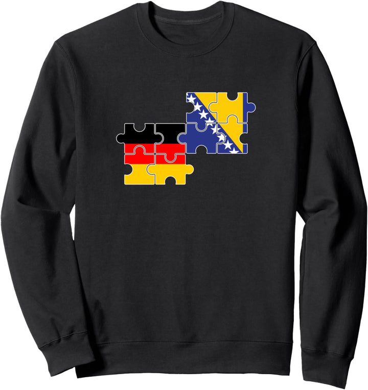 Bosnien Deutschland Flagge Deutsch Bosnier Sweatshirt