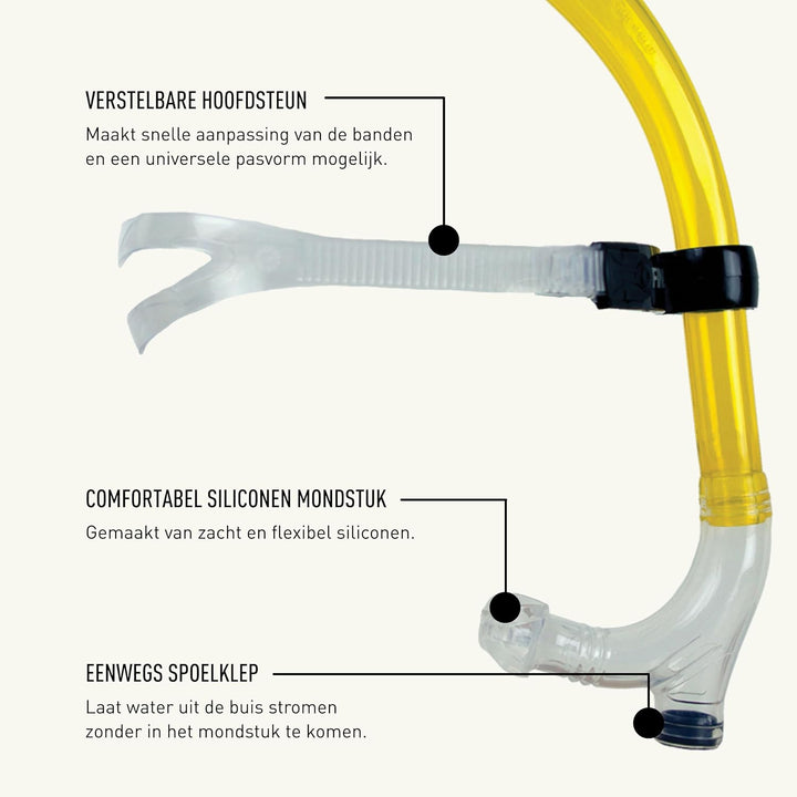 Finis Snorkel Jr Swimmers, gelb, one Size