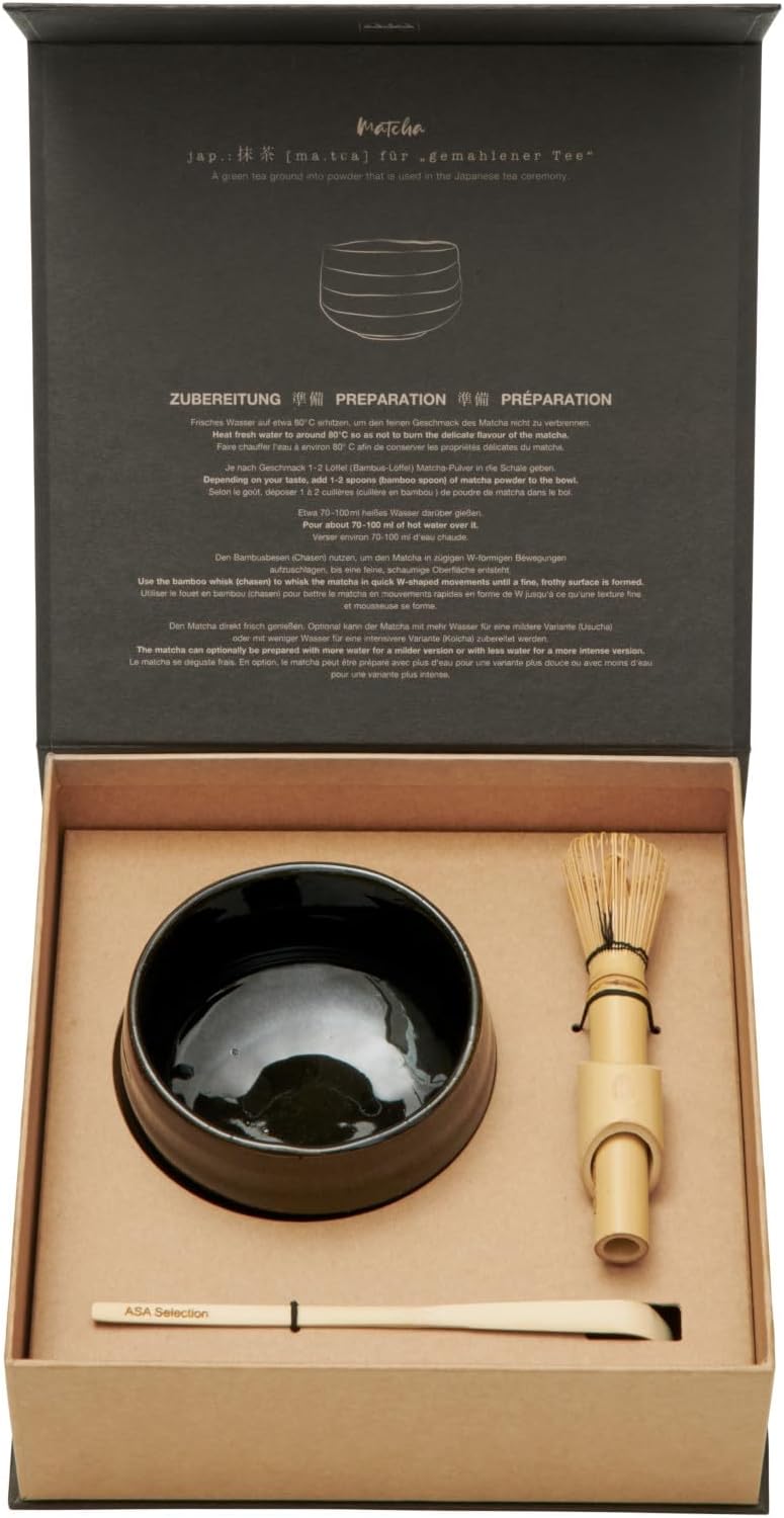 ASA moribana Matcha-Set Kombu Shiny 3tlg