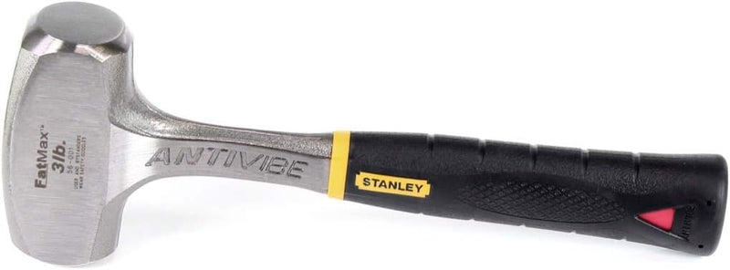 Stanley Fäustel Antivibe (vibrationsdämpfung, Stahlstiel, thermoplastischer Gummigriff, Kopflänge 10