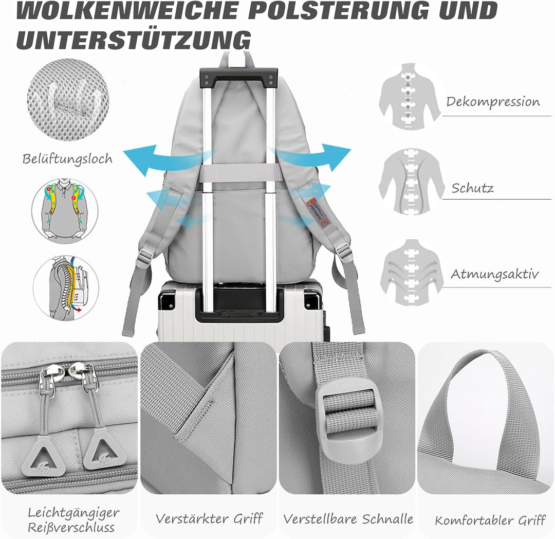 FANDARE Kinderrucksack Schulranzen Schultaschen Jungen Mädchen Schulrucksack Kinder Schultasche für