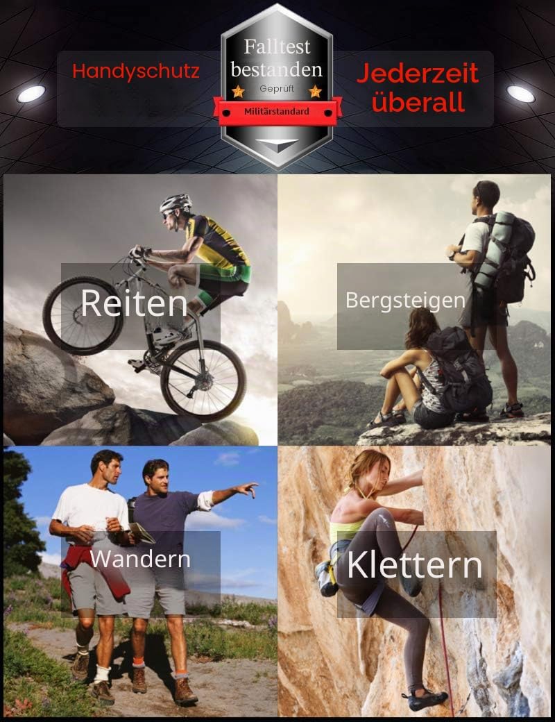 CeeEee Handyhülle für Galaxy S22 Ultra 5G Metall Case Samsung Silikon Stossfeste Hülle Rugged Unzerb