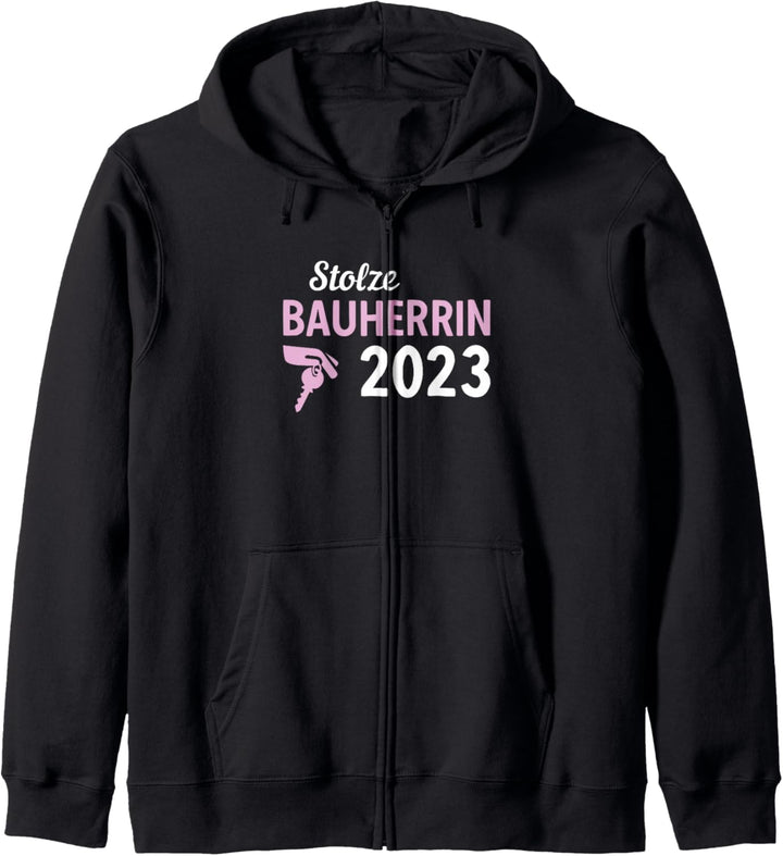 Stolzer Bauherr Bauleiterin 2023 Kapuzenjacke