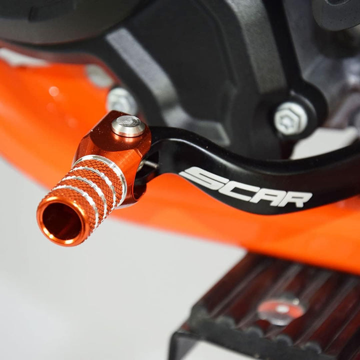 Schalthebel Ganghebel kompatibel mit KTM SX EXC 125SX 150SX 200SX 125 150 200 90-15 - Orange, SX EXC
