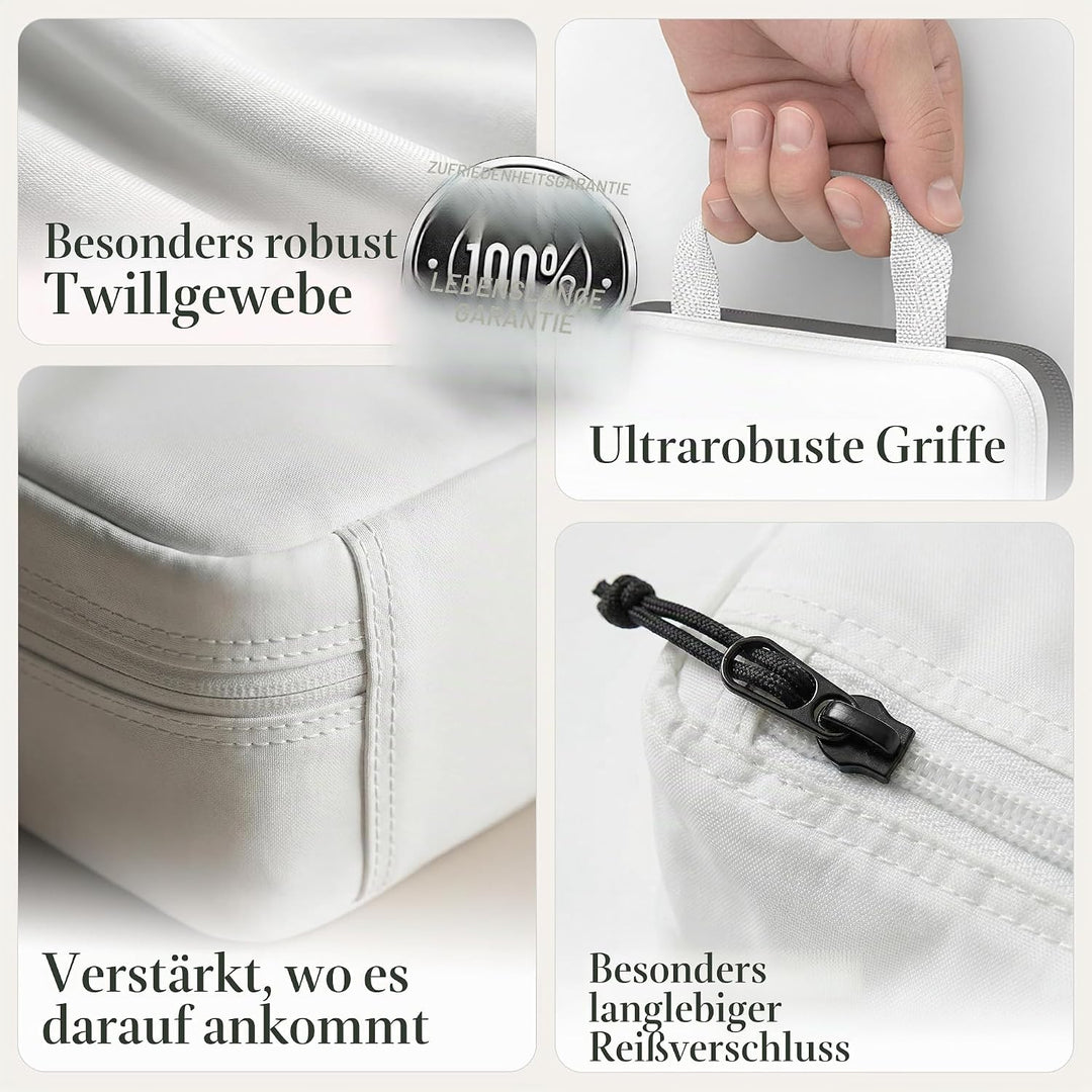 Deluxe Kompressions-Verpackungswürfel für Reisen, Platz maximieren im Gepäck, patentiertes HybridMax