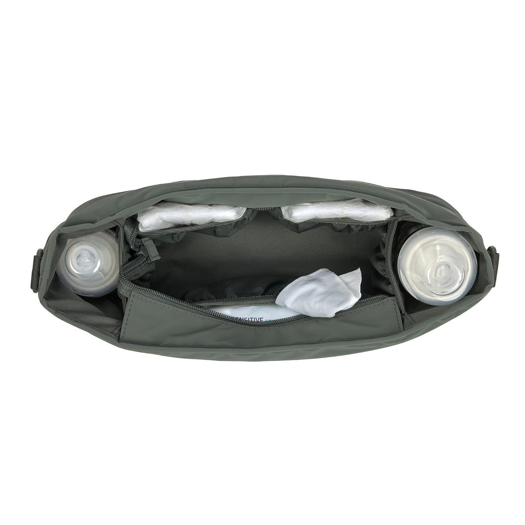LÄSSIG Kinderwagen Buggy Organizer mit Befestigung Olive, Olive