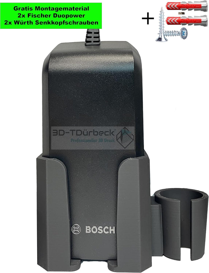 3D-TDürbeck E-Bike Ladegerät Wandhalterungen für das Bosch Ladegerät