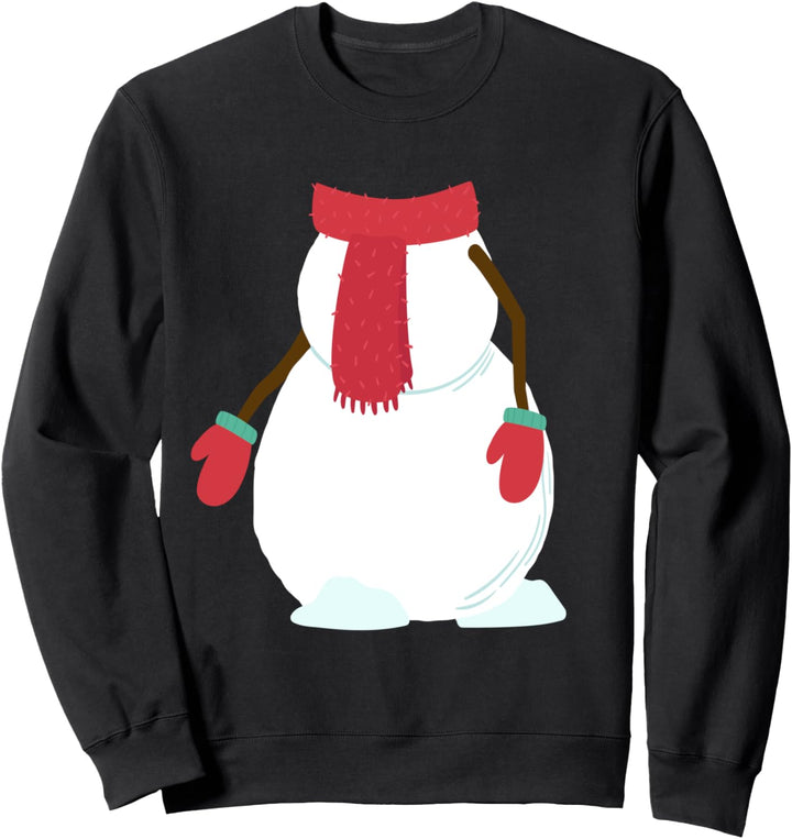 Weihnachtsoutfit Geschenkidee Snowmen Ich bin ein Schneemann Sweatshirt