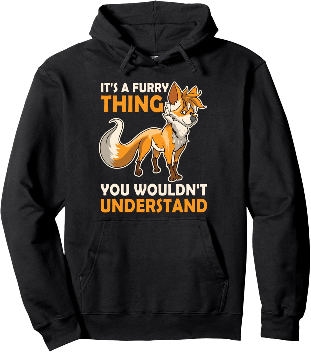 Furry Fandom Fursuit - Furries Fursona Furry Fandom Pullover Hoodie