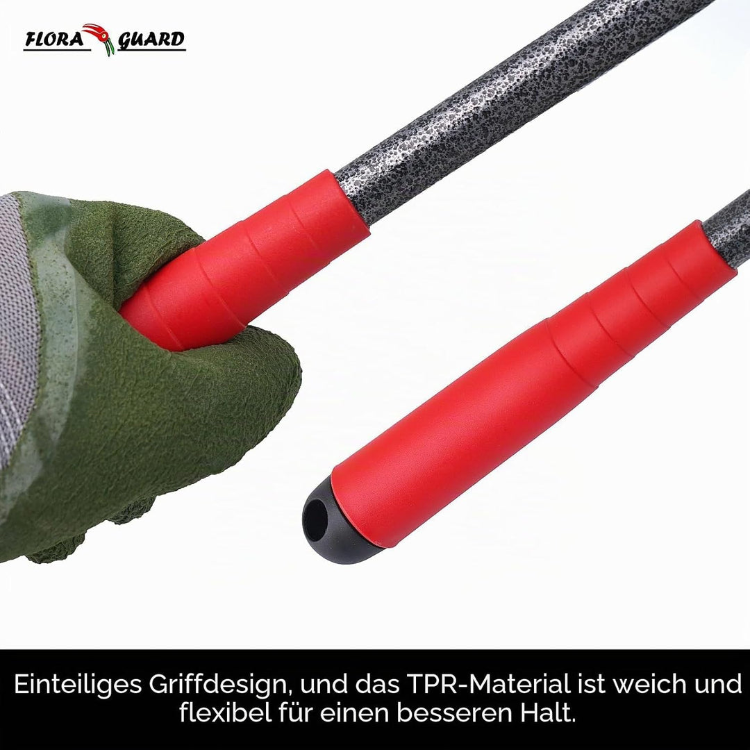 FLORA GUARD Gartengeräte,6 Stück Garten Werkzeug Set Einschliesslich Weeder, Gartenkelle, Handrechen