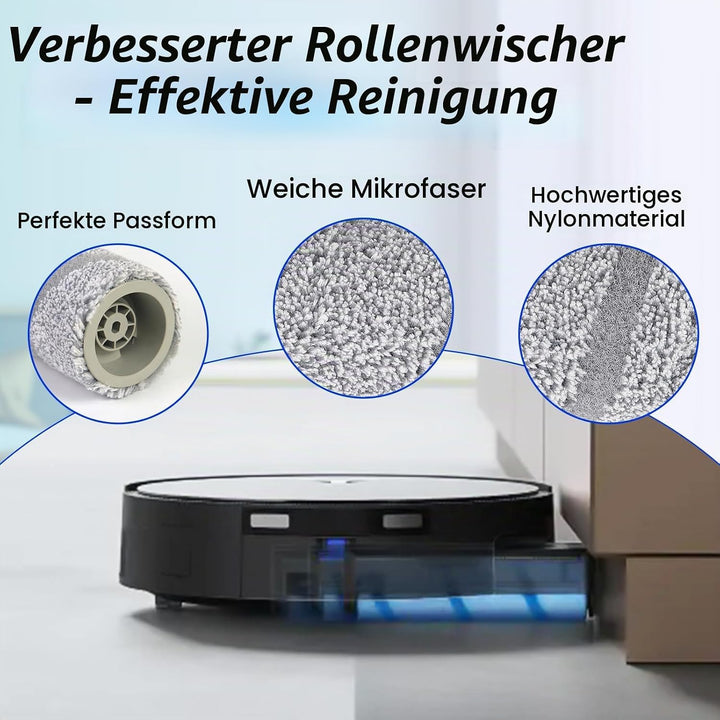 X11 Zubehör für ECOVACS X11 OMNICYCLONE / X11 PRO Omni / X9 Pro Staubsauger,1 Hauptbürste,1 Rolle Wi
