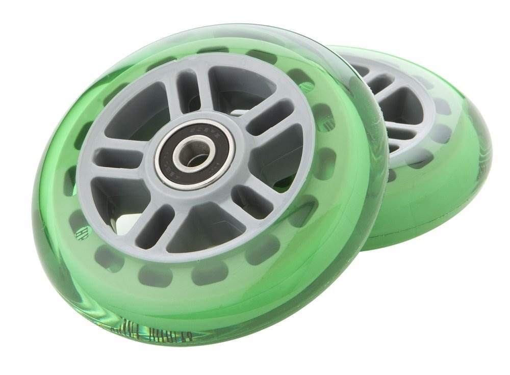 Razor Roller Ersatzräder Set mit Kugellager Grün, Grün
