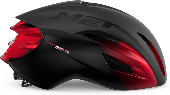 MET Manta MIPS Helm schwarz/rot, S