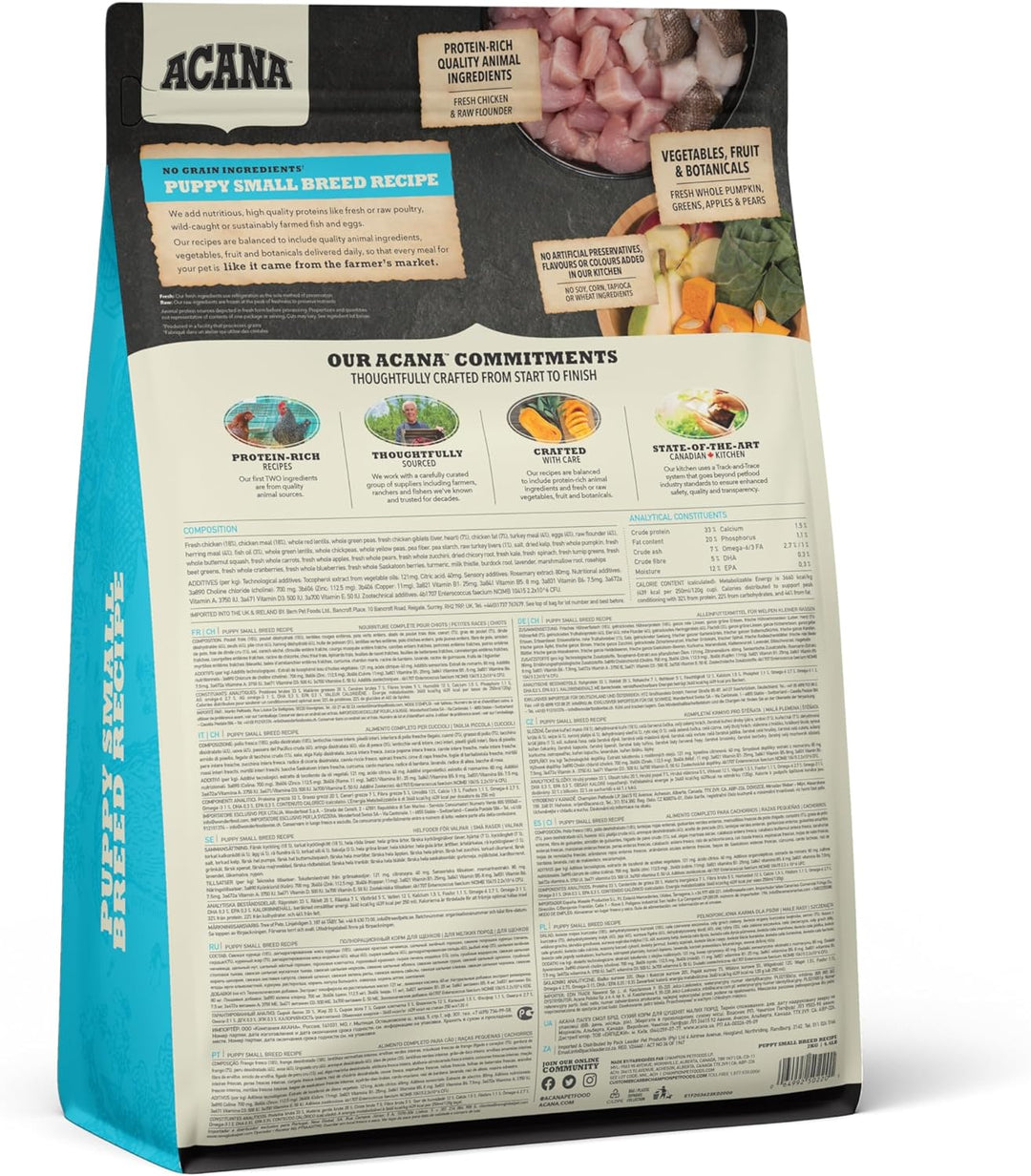 ACANA Puppy Small Breed, 1er Pack (1 x 6 kg) Huhn 6 kg (1er Pack), Huhn 6 kg (1er Pack)