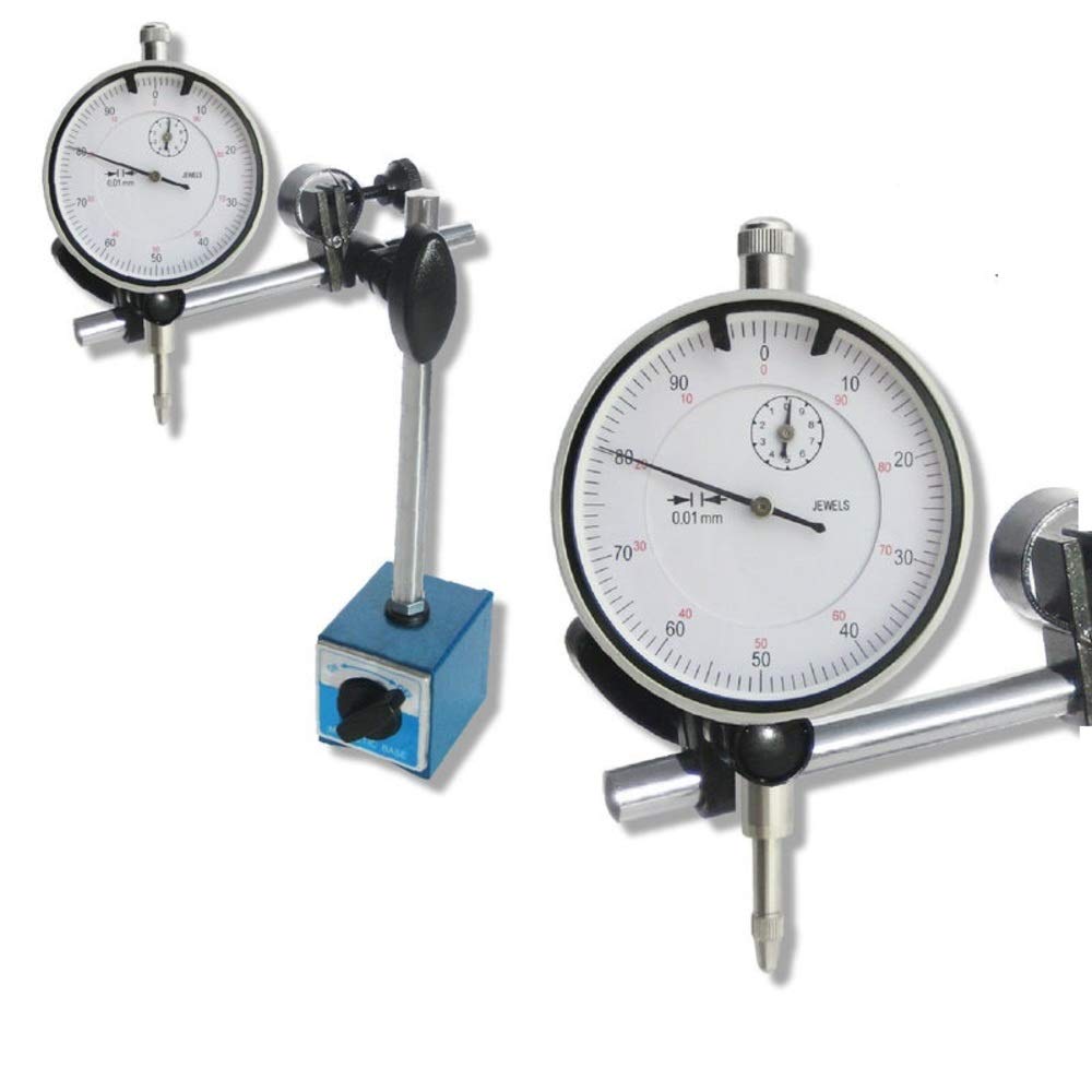 STEINLE Magnet Messstativ Standard inkl. Messuhr ECO im SET Messbereich 10/0,01 mm