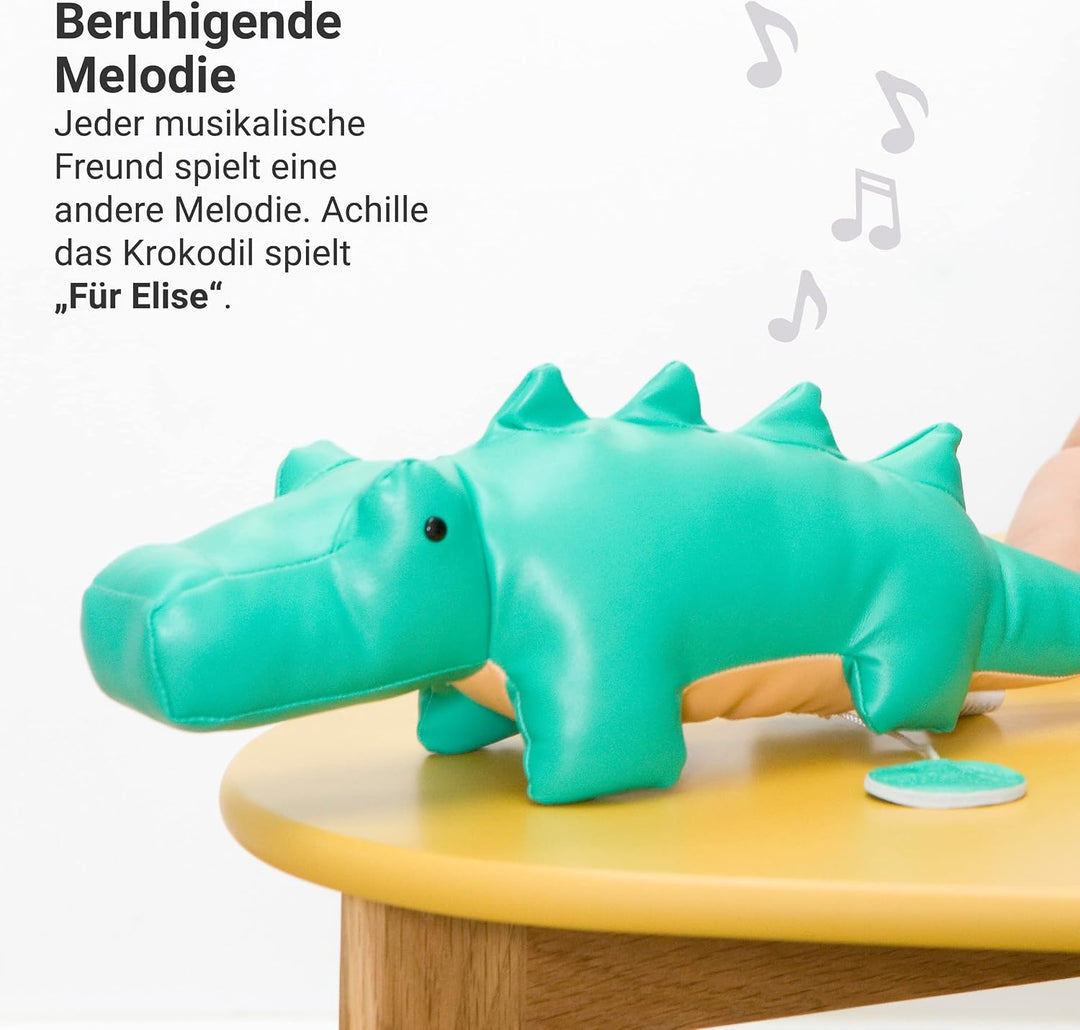 Little Big Friends BabyToLove 302375 Animales musicales - Aquilino EL Cocodrilo Lernspielzeug, elekt