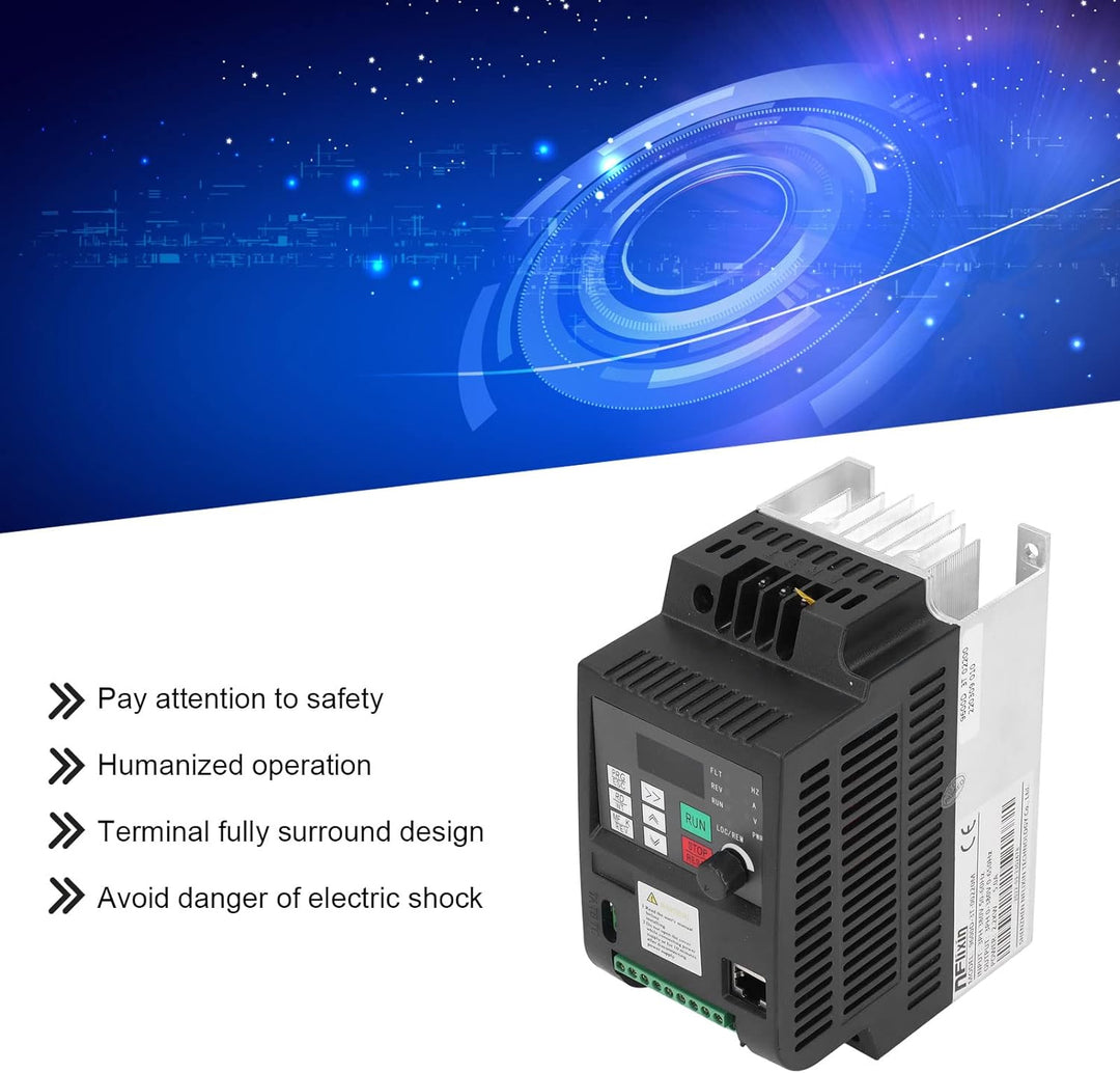 Fockety Variabler Frequenzantrieb, 2,2 kW 380 V 50-60 Hz Eingang 0-650 Hz Ausgang, 3-Phasen-Ausgang