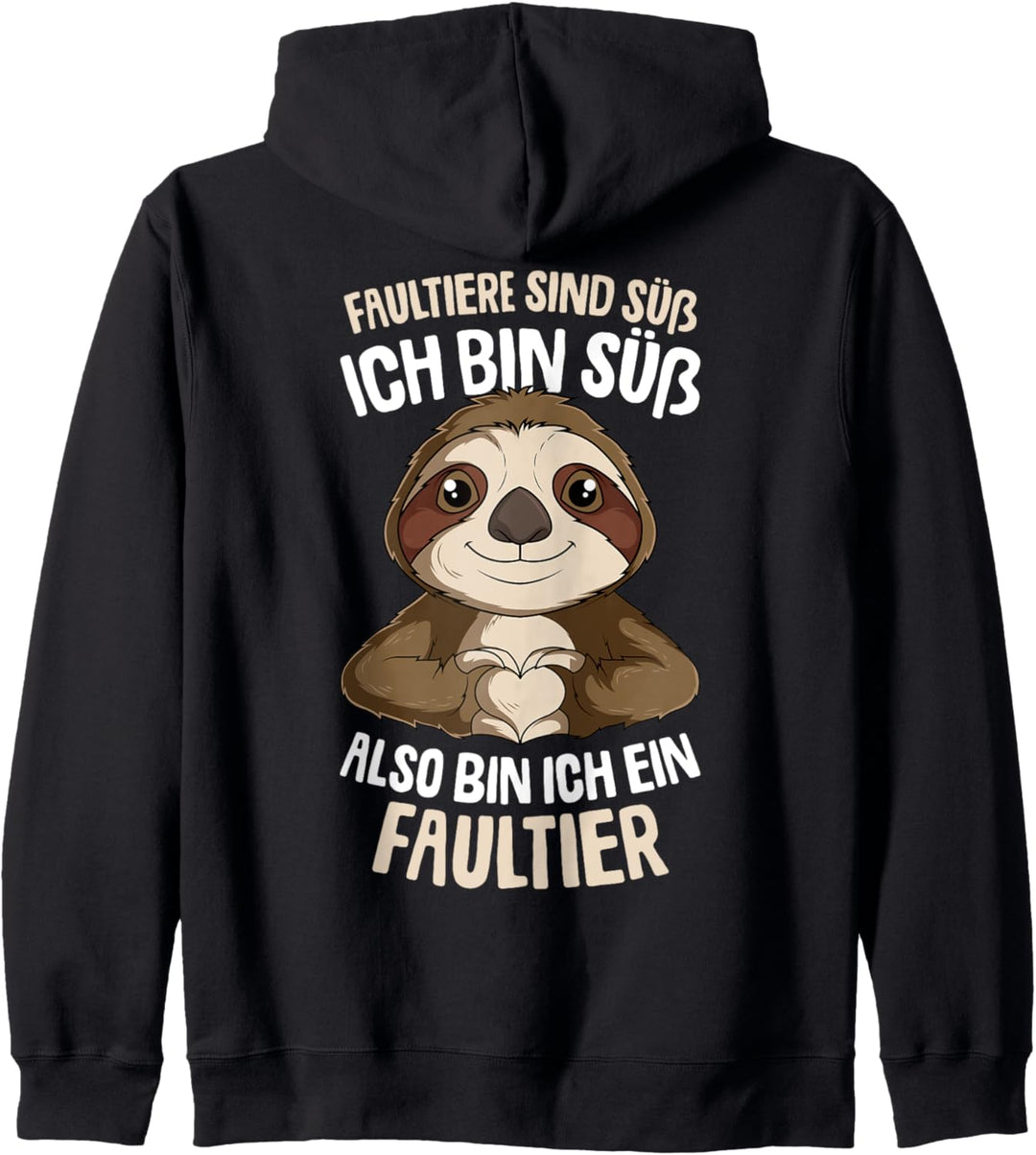 Faultiere sind süss Kinder Mädchen Damen Faultier Kapuzenjacke
