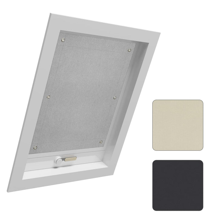 WOLTU Thermo Dachfenster Rollo ohne Bohren Sonnenschutz Verdunkelungsrollo mit Saugnäpfen, Thermorol