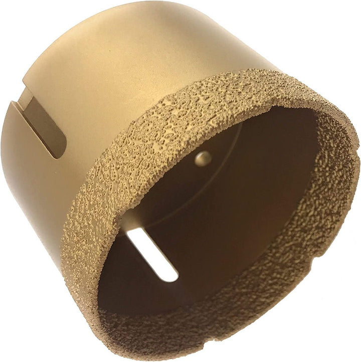 PRODIAMANT Profi Fliesenbohrer Fliese 75 mm x M14 Diamantbohrer Winkelschleifer für trockenbohren in