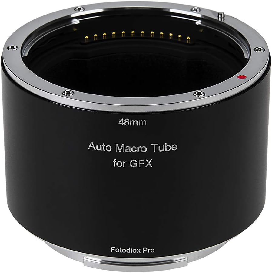 Fotodiox Pro 48mm Automatic Macro Extension Tube Compatible with Fujifilm GFX G-Mount Cameras Auto E