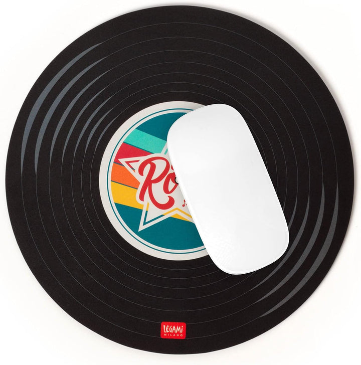 Legami - Mauspad, Mauspad mit Staub- und blendfreier PVC-Oberfläche, Rutschfester Gummiboden, Vinyl
