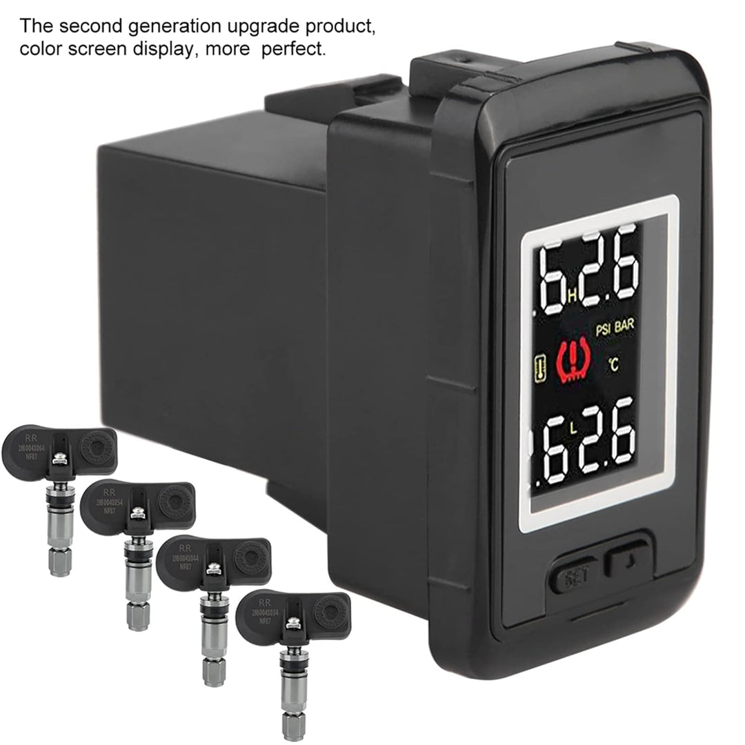 Qiilu Reifendruckkontrollsystem, TPMS Reifendruckkontrollsystem für Serienfahrzeuge