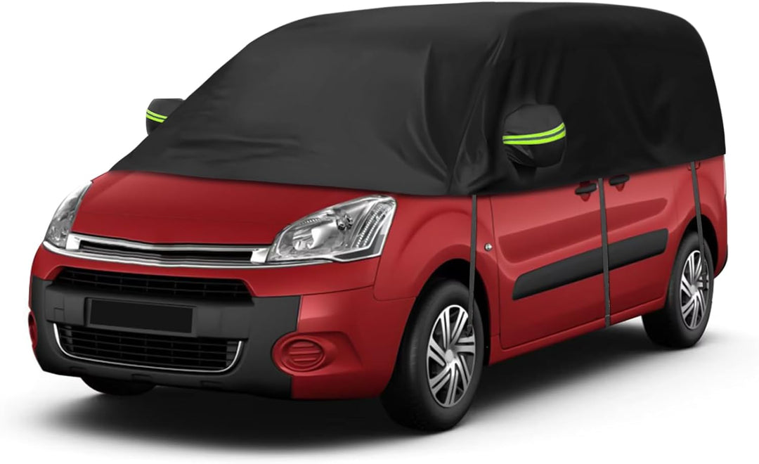 Opaltool Halbgarage für Citroen Berlingo K9 2018-2024, Schwarz Massgeschneidertes Autogarage Softtop