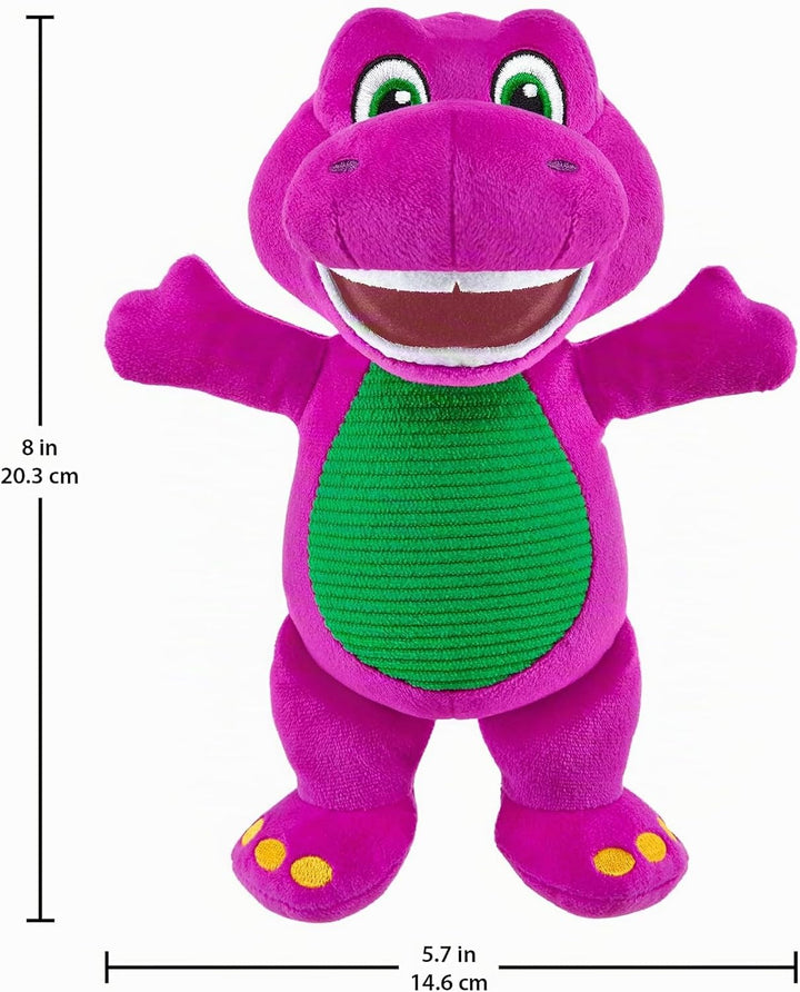 Fisher-Price Barneys Welt Spielzeug für Kleinkinder ca. 16,5 cm grosse Barney Plüsch-Dinosaurier-Fig