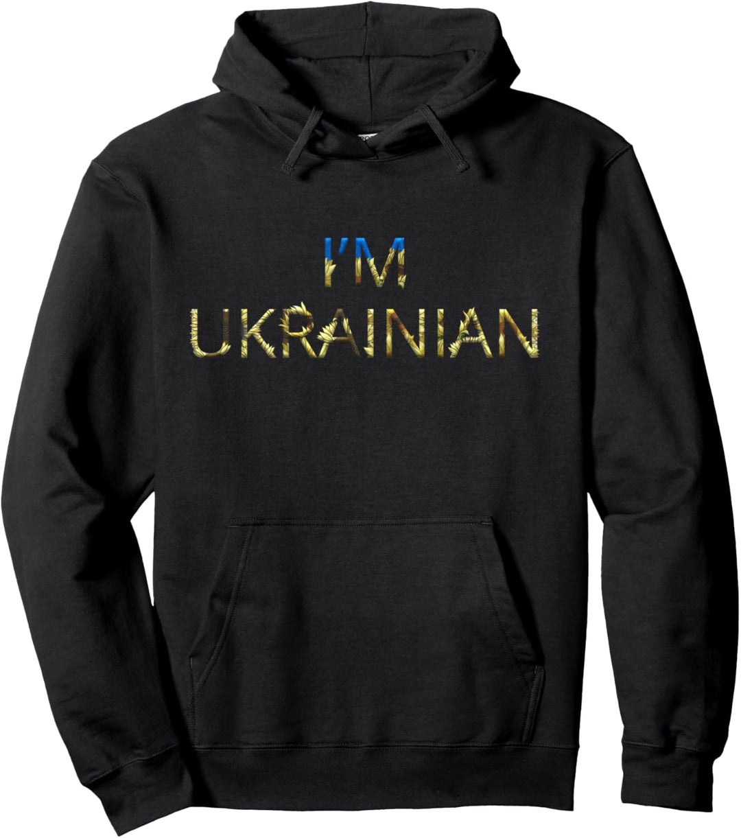I'm Ukrainian – Ukraine Hemd Sonnenblume Retro Ukrainische Flagge Pullover Hoodie