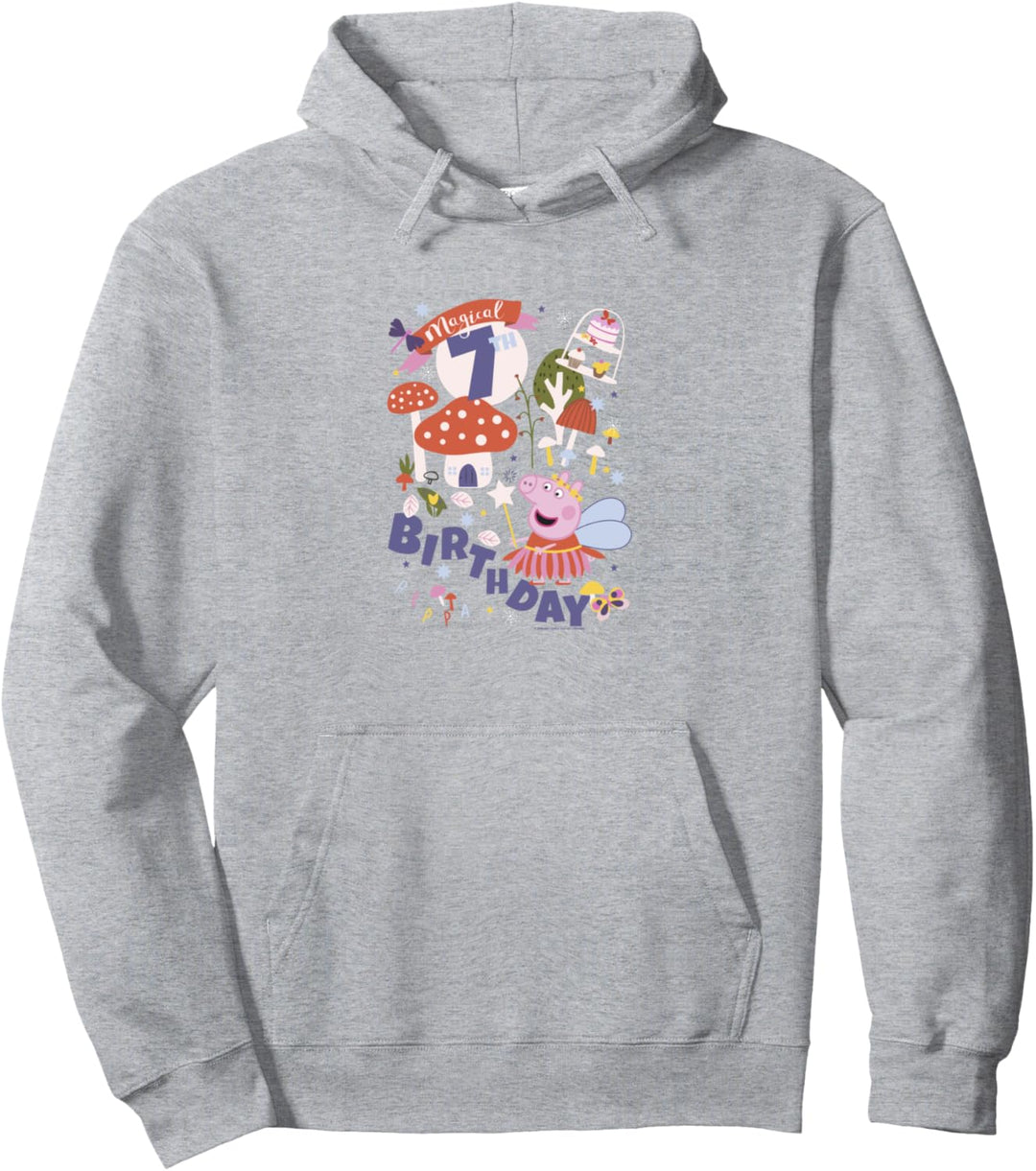 Peppa Pig Magical 7th Alles Gute zum Geburtstag Pullover Hoodie