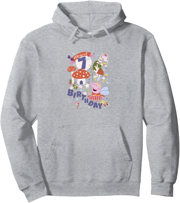Peppa Pig Magical 7th Alles Gute zum Geburtstag Pullover Hoodie