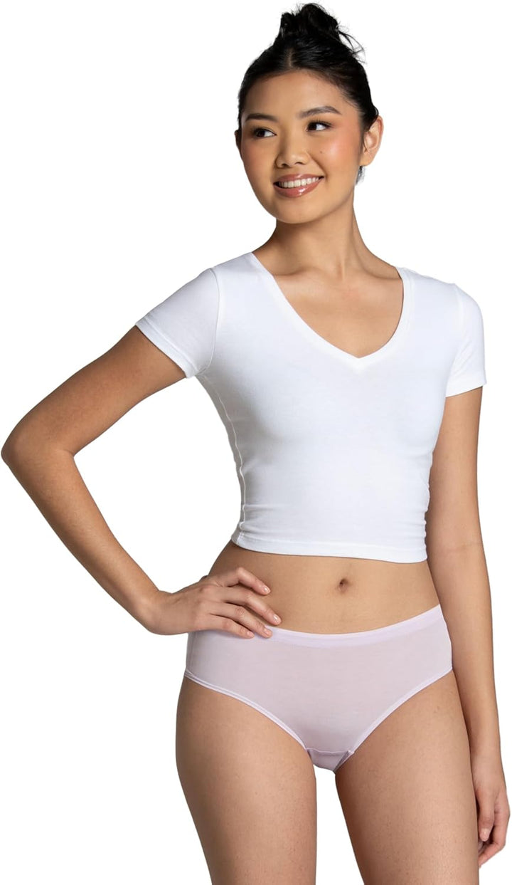 Fruit of the Loom Damen Underwear Panties (Regular & Plus Size) Unterwäsche im Bikini-Stil (6er Pack
